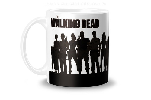  Caneca Personalizada The Walking Dead 325 Ml Original