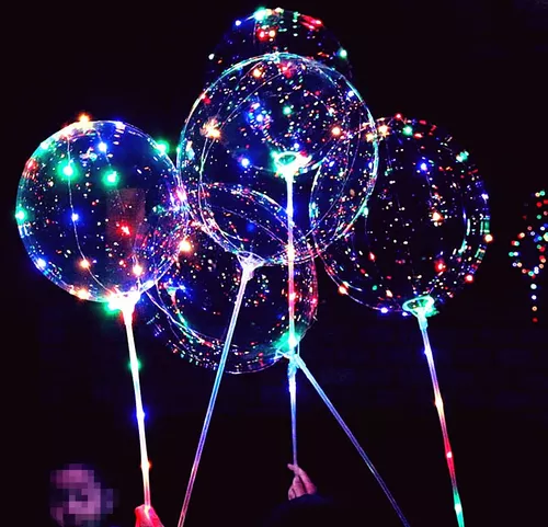 GLOBOS LED TRANSPARENTES (Modelo: REC-037) – Luna Craft Bolivia