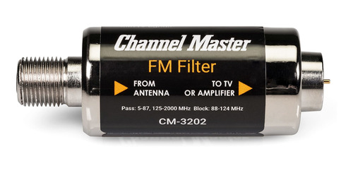 Channel Master Filtro Fm Cm- Mejora Las Señales De Antena .