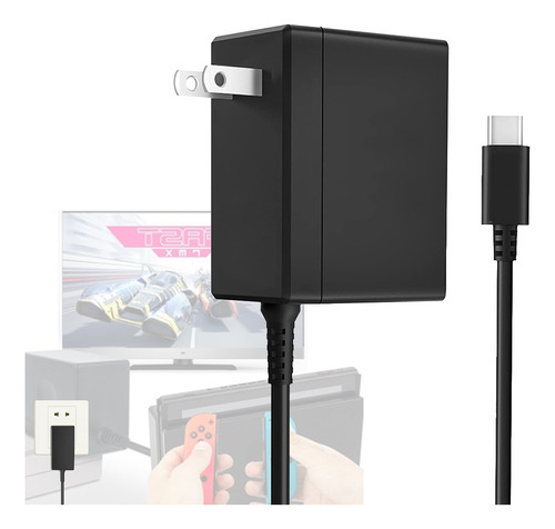 Cargador Rápido 15v 2.6a Para Consola N-switch O Lite 1.5m