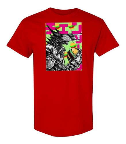 Camisetas Variedad De Colores Ct57 Chainsaw Man Hamburguesa