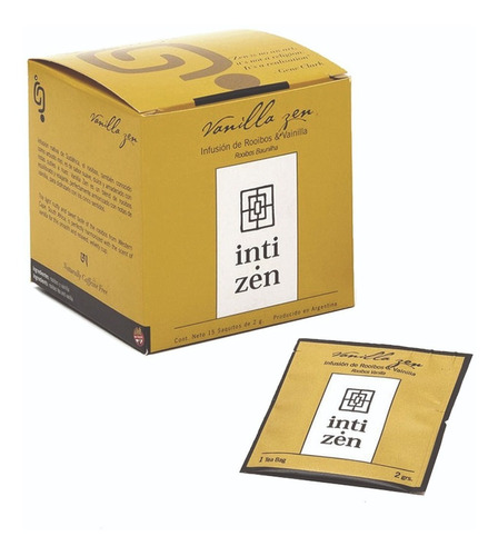 Te Inti Zen Vainila Y Rooibos Caja X 15 Saquitos