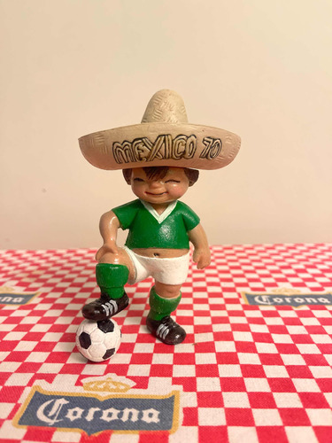 Figura De Juanito Mascota Del Mundial De Fútbol Mexico 70