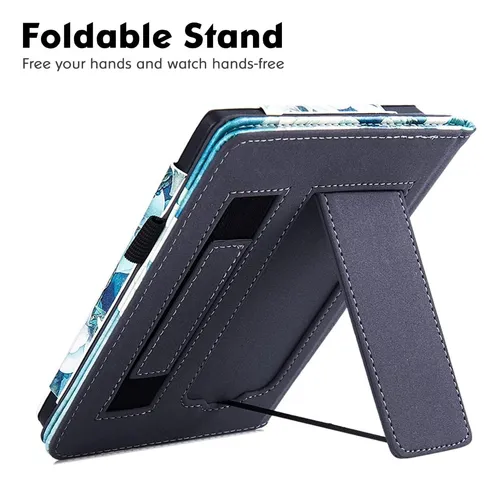 Funda C/soporte Kindle Paperwhite 5a/6a/7a Gen 2012-2017 /6 Azul