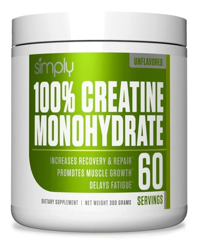 Creatine Monohydrate 300g - 60 Servicios - Simply