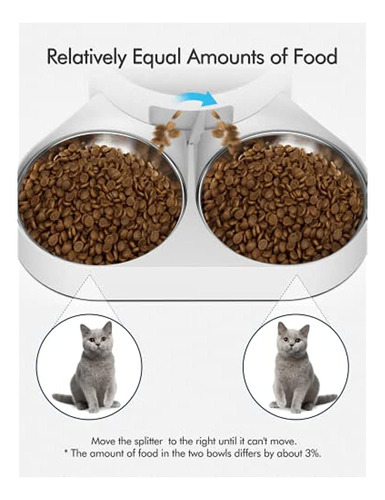 Petlibro Divisor De Alimentos Para Mascotas Con Tazones De A