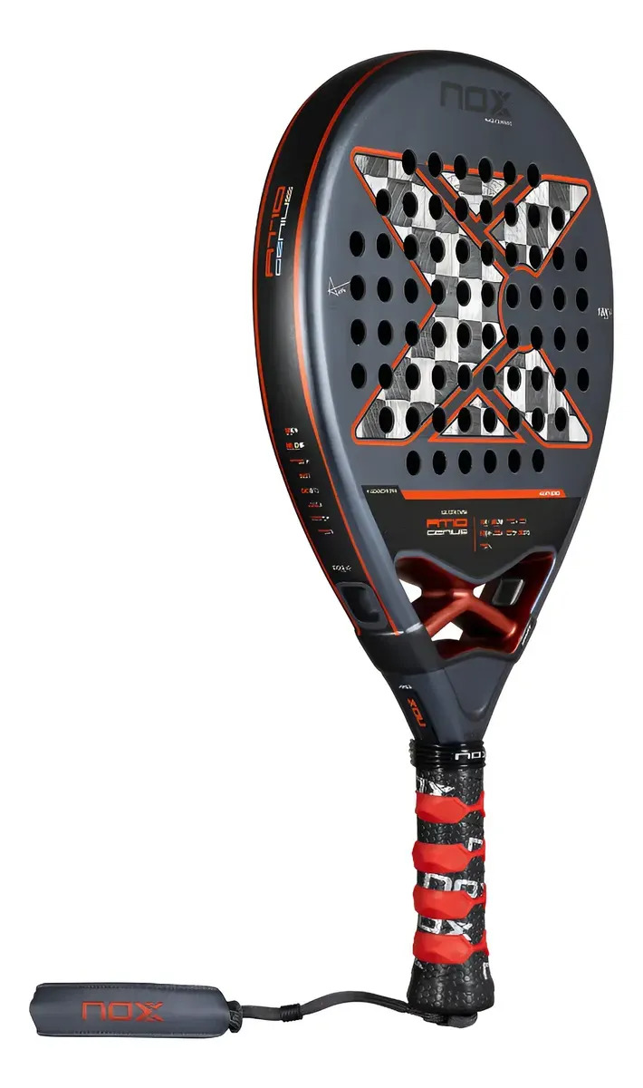 Paleta Padel Nox At10 Luxury Genius 18k 2025: Agustin Tapia Gris