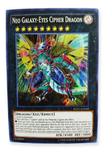 Yugi-oh! Neo Galaxy-eyes Cipher Dragon Rate-en049 Super