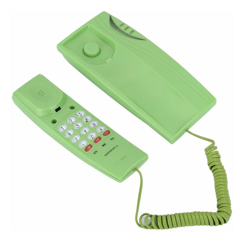 Mini Teléfono Fijo De Casa Cable  Escritorio De Teléf...