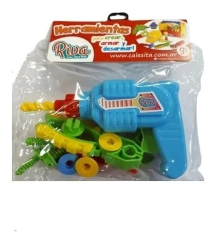 Imagen 1 de 3 de Kit De Herramientas De Juguete Taladro Infantil Calesita 451