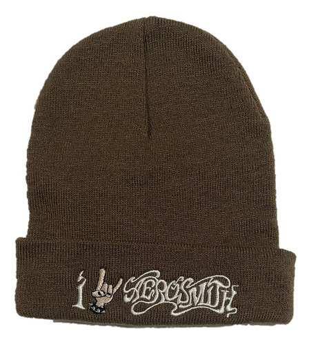 Aerosmith Gorro Beanie Corto Bordado