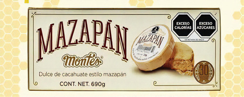 Montes dulce cacahuate Mazapán tradicional típico mexicano 30 piezas 690gr