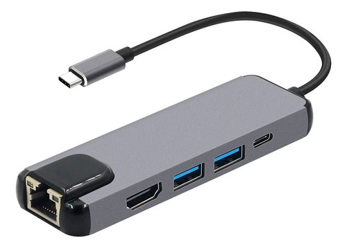 Adaptador Macbook Pro Multiport Usb C A Usb 3 Y Hdmi Lan