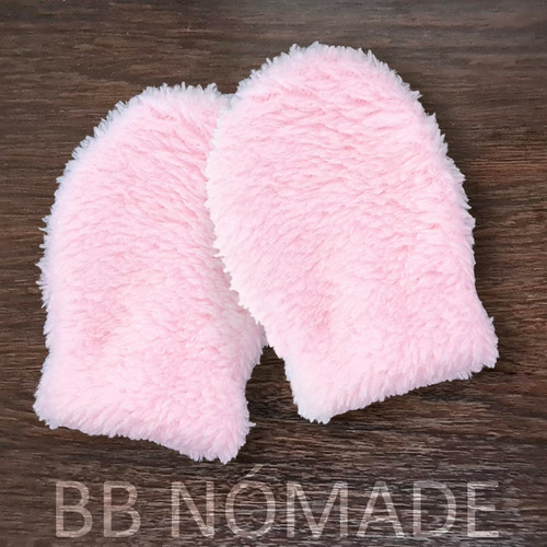 Imagen 4 de 6 de Mitones Guantes Para Bebe Agrigados Suaves Corderito O Polar