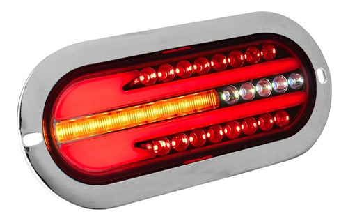 Plafón 21 Led Direccional Alta + Baja Y Estrobo 3 Colores