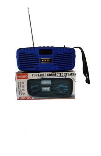 Parlante Portátil Multimedia Recargable 3w, Marca Kimiso