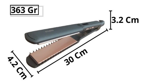 Imagen 6 de 7 de Combo Secador De Pelo 2000w + Planchita Alisadora Cerámica