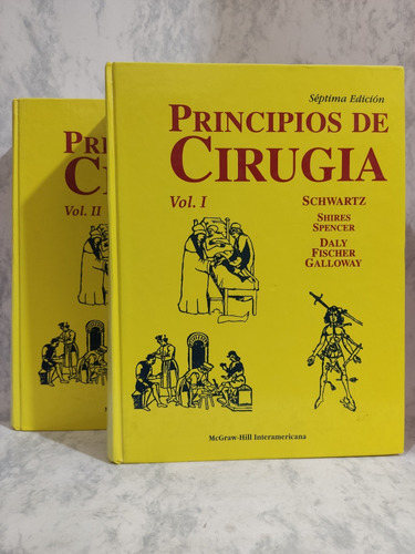 Principios De Cirugía 2 Tomos, Schwartz. 7ma. Ed. 