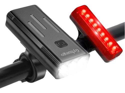 Bicicleta Recargable Usb 4000 Lumene Delantera Trasera Led