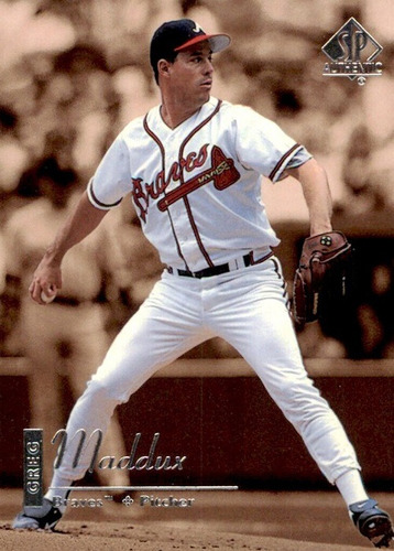 Mlb Greg Maddux - Upper Deck Sp Authentic 1999 # 8