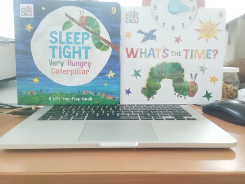 X2 Sleep Tight + What's The Time Eric Carle Penguin 