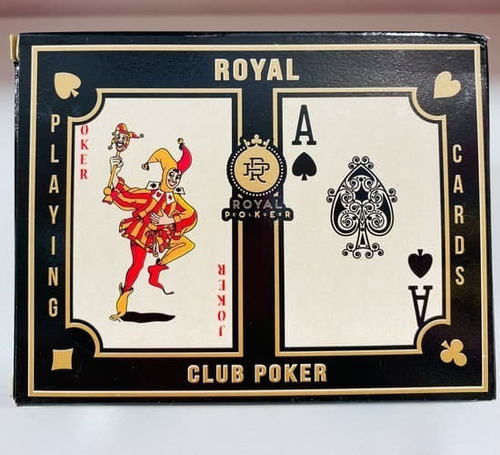 Juego De Cartas Naipes De Poker Royal Club Poker 2 Mazos