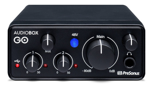 Presonus Audiobox Go Placa Audio Interface Usb Daw 2x2