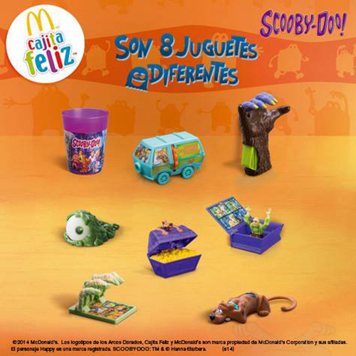 Muñeco Scooby Doo Halloween Colección Mcdonalds 2014 (Usado)
