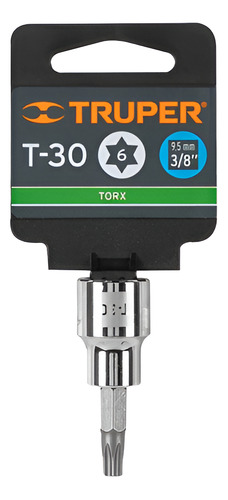 Dado De Punta Torx T-30 Cuadro 3/8 Truper 13573