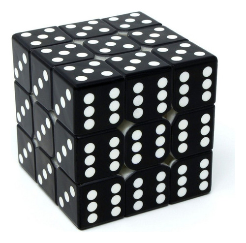 Cubo Mágico 3x3x3 Personalizado - Vinci Cube Dado Preto
