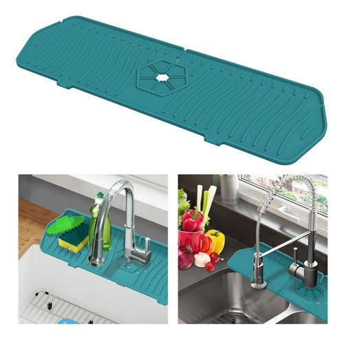 Alfombrilla Para Grifo De Fregadero Protector Para Verde