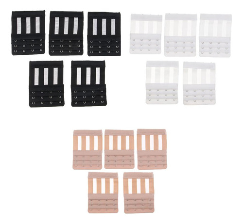 5x Bra Extender 4 Rows Ropa Interior Para Mujer Correa