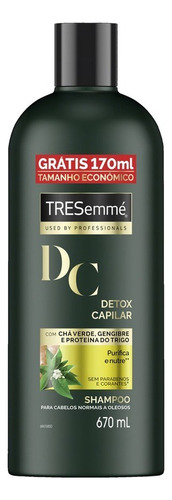  Shampoo Detox Capilar 670ml Tresemmé