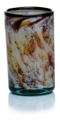 Imagen 1 de 4 de Vaso Coleccion Onix Vidrio Soplado Artesanal 12 Pack