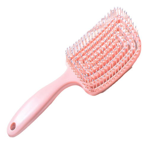 Cepillo De Cadello1 Pieza Peine De Laca Elástica De Unicolor Rosa