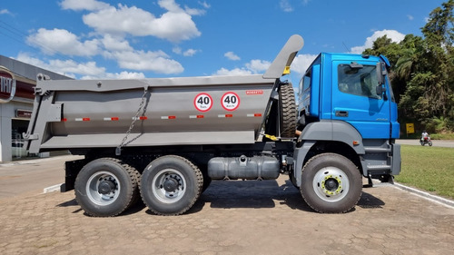 Imagem 5 de 15 de Mercedes-benz Axor 4144 Ano 2012 Caçamba Rossetti