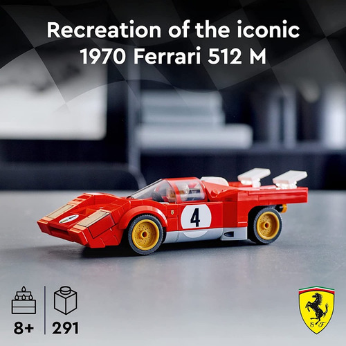 Lego Speed Champions - Ferrari 512 M (76906) Cantidad de piezas 291