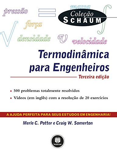 Libro Termodinâmica Para Engenheiros De Craig W. Merle C.; S