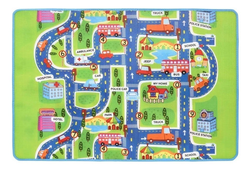 Tapete Dupla Face Fun Time Downtown Bb1082 Multikids Baby