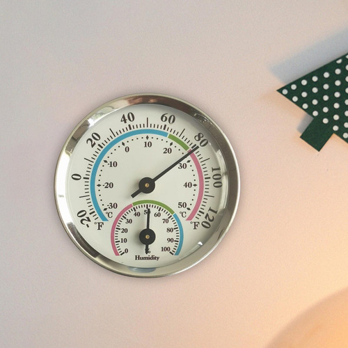 2 X 2 Inch Wall Hygrometer Humidity Meter Aluminum Diameter