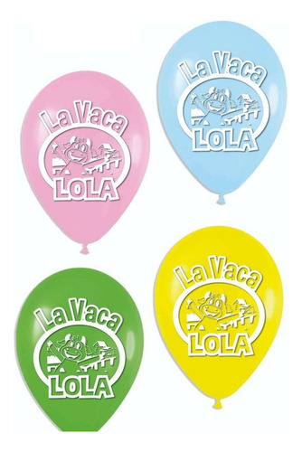 Globos Bombas Estampados X20u La Vaca Lola