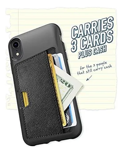 Estuche Smartish Wallet Slayer: Funda Billetera iPhone XR