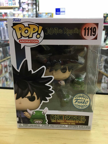 Funko Pop Anime Jujutsu Kaisen Megumi Con Ranas 1119