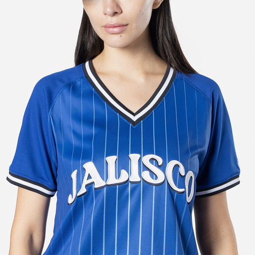Jersey New Era Charros Jalisco Beisbol Lmb 25 Away Dama