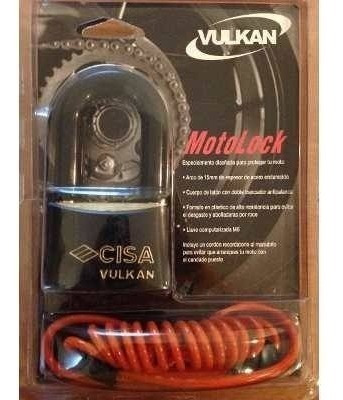 Candado Moto Freno De Disco Cisa Vulkan