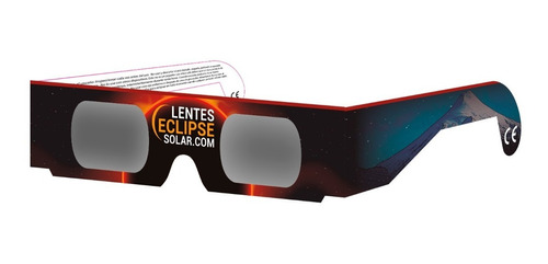 10 Lentes Eclipse Solar Certificados Iso12312-2 Aprob Nasa