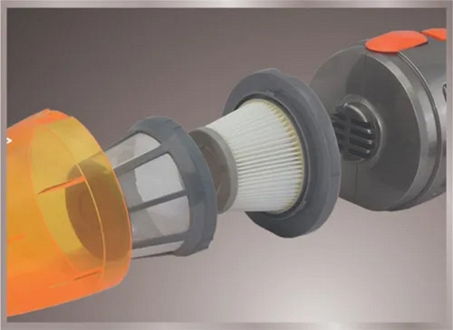 Imagen 3 de 7 de Aspiradora Para Auto 12v 120w Filtro Hepa Dowen 9994603