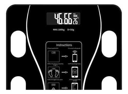 Balanza Corporal Digital Mide Grasa Musculo Bluetooth Hogar