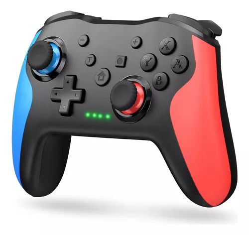 Kit 2 Controle Gamepad Bluetooth Joystick Compatível com PS3 PS4 PC Android  Ios - Vermelho+Azul