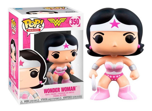 Funko Pop Wonder Woman #350 Rosa Contra Cancer